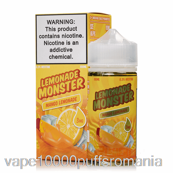 Vape Romania Mango - Limonade Monster - 100ml 3mg